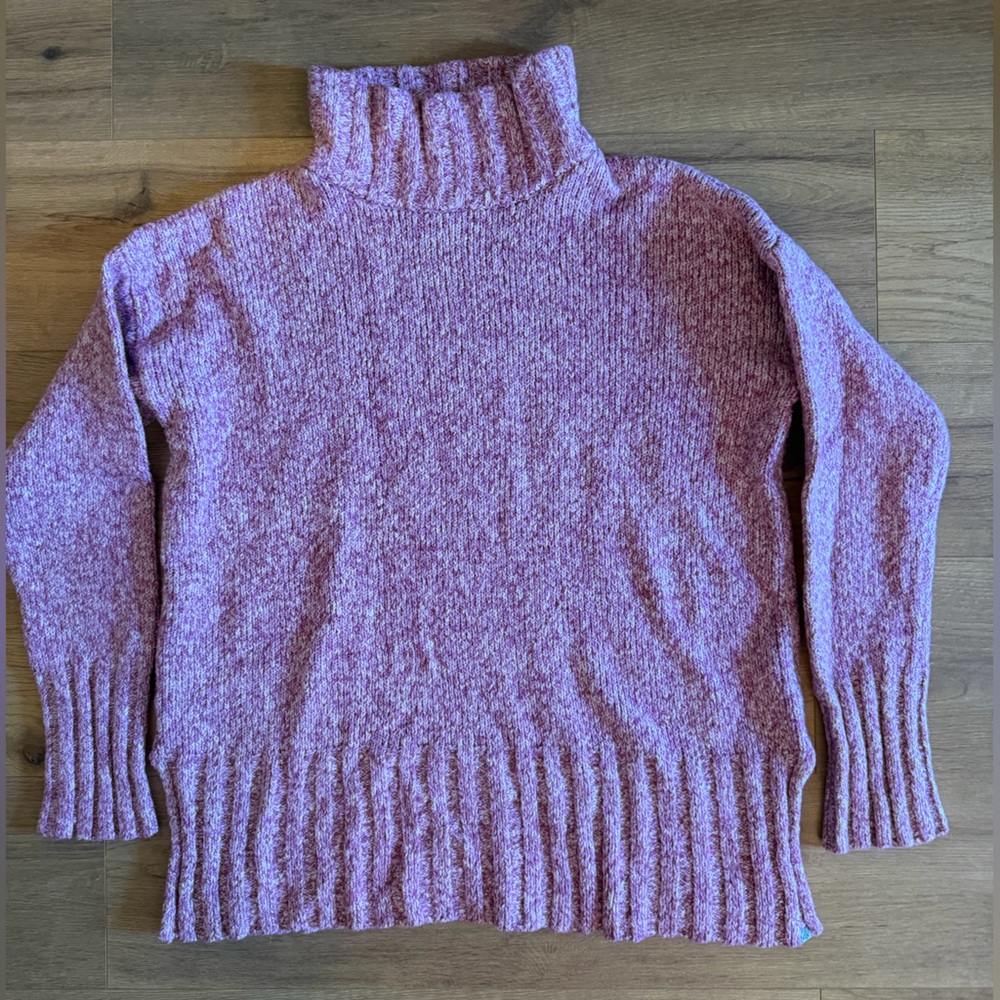 Eddie Bauer Pink Cowl Neck Sweater